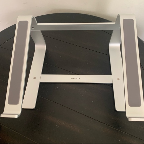 Macally Laptop Stand for Desk - Aluminum Laptop Riser Stand for Desk - Ergonomic - Picture 4 of 11